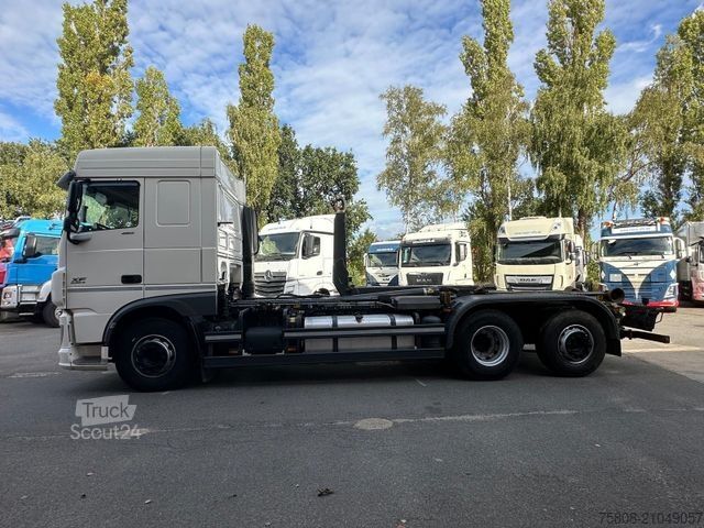 Camion benne à bras amovible DAF XF460 6x2 Meiller RS21.70 Funk Lift/Lenk