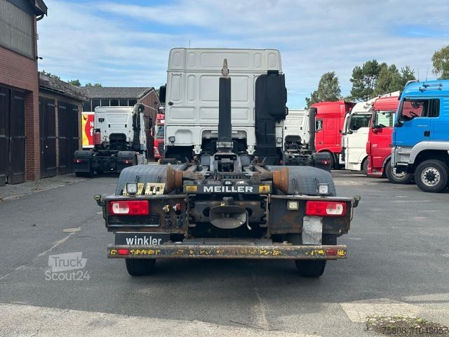 Camion benne à bras amovible DAF XF460 6x2 Meiller RS21.70 Funk Lift/Lenk