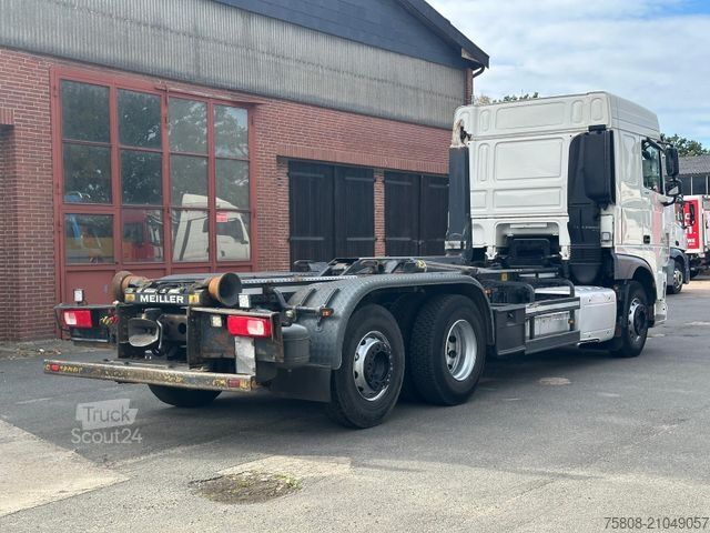 Camion benne à bras amovible DAF XF460 6x2 Meiller RS21.70 Funk Lift/Lenk