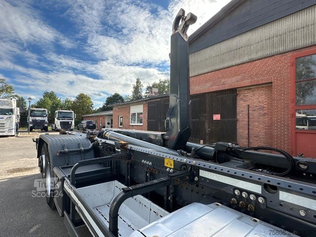 Camion benne à bras amovible DAF XF460 6x2 Meiller RS21.70 Funk Lift/Lenk