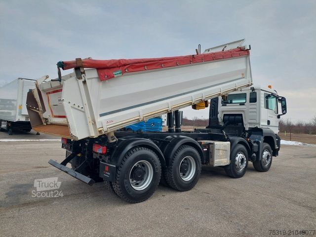 Trojstranný sklápací nákladný automobil MAN TGS 35.460 8x4 BB Meiller Bordmatik