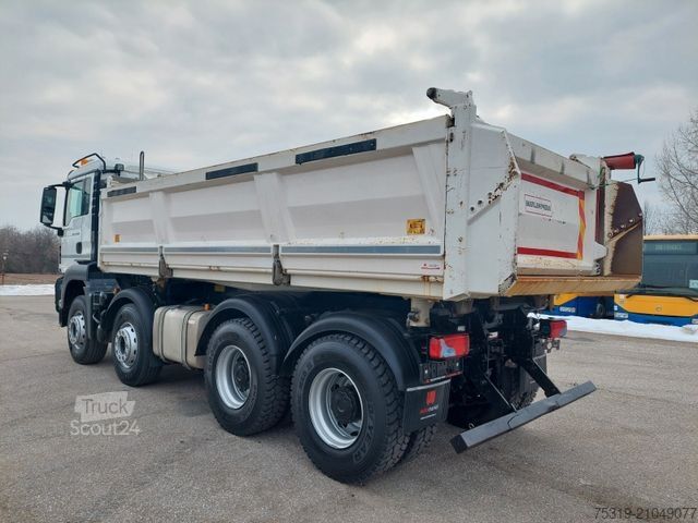 Trojstranný sklápací nákladný automobil MAN TGS 35.460 8x4 BB Meiller Bordmatik