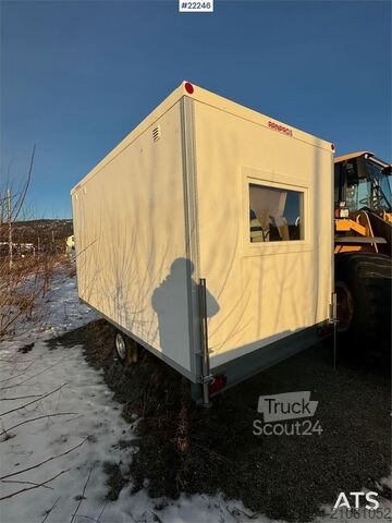 Arnpro wheeled cabin with living area and toilet  Arnpro wheeled cabin with living area and toilet
