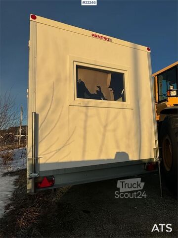 Arnpro wheeled cabin with living area and toilet  Arnpro wheeled cabin with living area and toilet