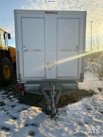 Arnpro wheeled cabin with living area and toilet  Arnpro wheeled cabin with living area and toilet