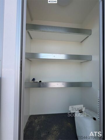 Arnpro wheeled cabin with living area and toilet  Arnpro wheeled cabin with living area and toilet