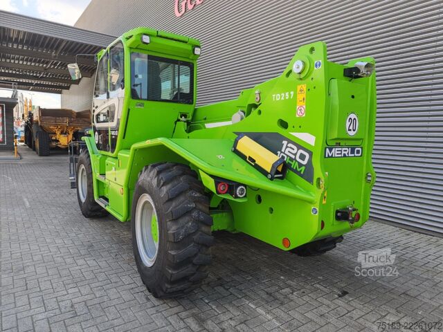 Teleskopski nakladalnik Merlo P120.10 HM Forks + Basket 750 Hours!