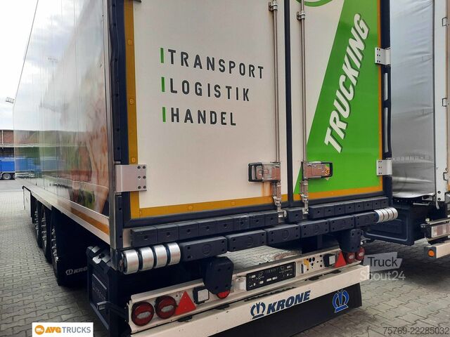Koeloplegger KRONE SDR 27 Doppelstock Liftachse Palettenkasten Alu