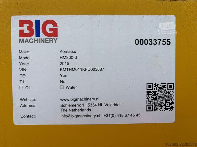 Damperli kamyon Komatsu HM300-3