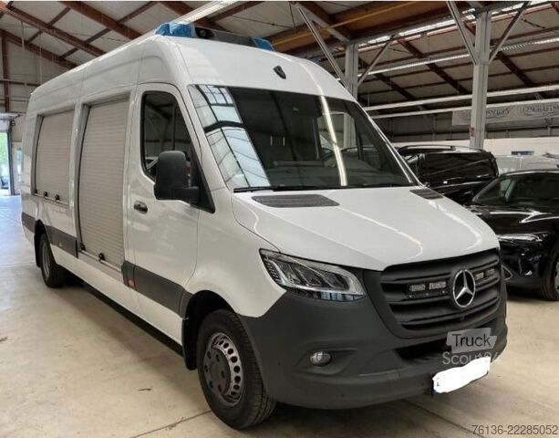 Furgoneta de caja alta MERCEDES-BENZ Sprinter 516 CDI Maxi Klima LED Werkstatt Rollo