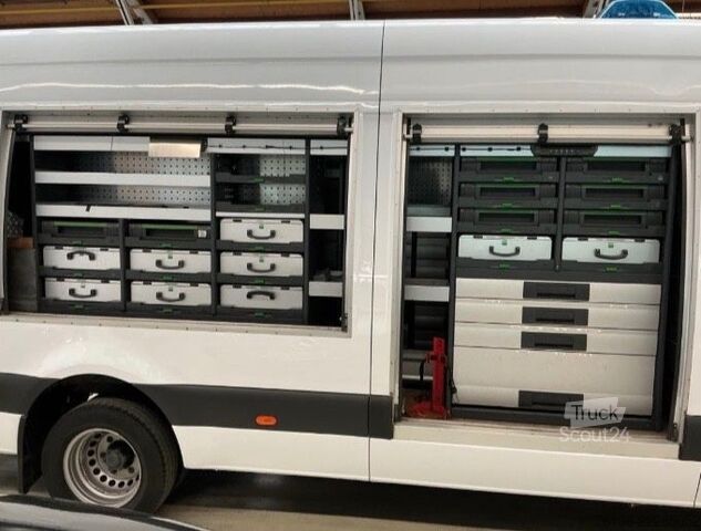 Furgoneta de caja alta MERCEDES-BENZ Sprinter 516 CDI Maxi Klima LED Werkstatt Rollo
