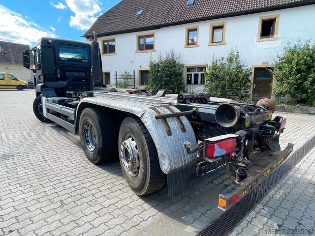 Kanca kasalı yük kamyonu (roll-off) MAN TGS 26.440 6x2 BLL Meiller RK 20.70 Lenk/Lift