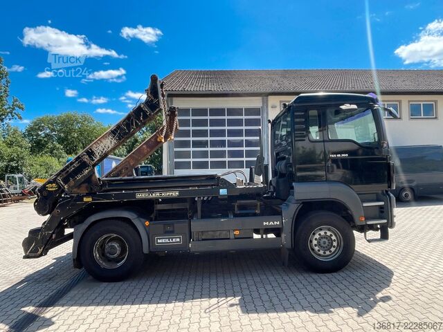 شاحنة قلابة MAN TGS 18.360 4x2 BL Absetzer Meiller AK12MT Klima