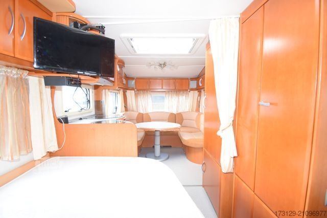 Wohnwagen LMC LORD EXQUISIT 560 HTD DOPELLBETT MOVER ALDE ALU