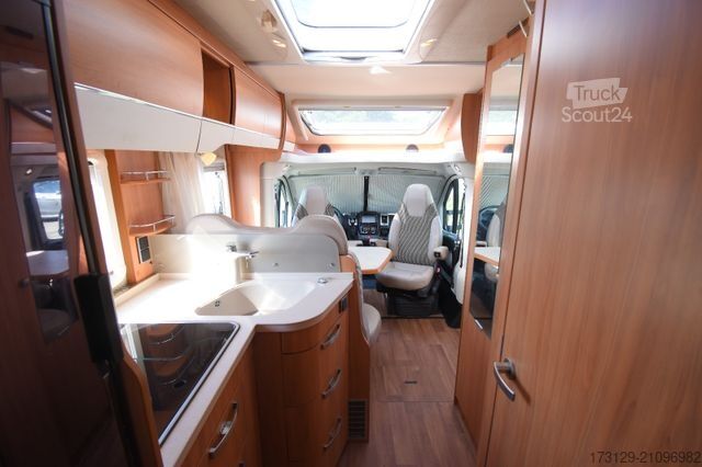 Halvintegreret autocamper HYMER/ERIBA T 568 SL 2xKLIMA SOLAR SAT+TV KAM 150PS 4,5T.