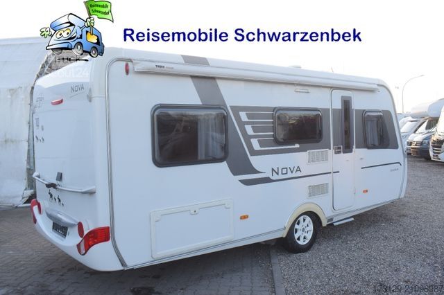Campingvogn HYMER/ERIBA NOVA 495 LUXUSLINE EINZELBETTEN MOVER TV MARKISE