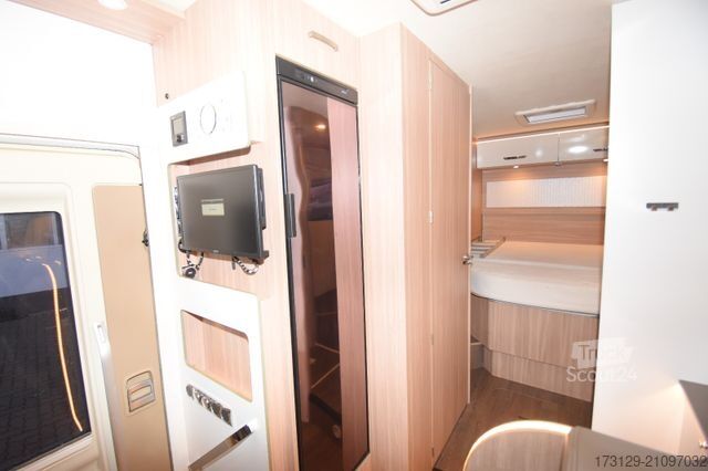 Integreret autocamper BÜRSTNER LYSEO I 734 G QUEENS&HUBBETT +TV SOLAR