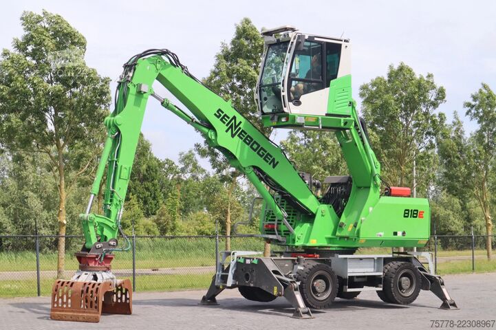 Kerekes kotrógép Sennebogen 818 ME | SORTING GRAB | GOOD TIRES