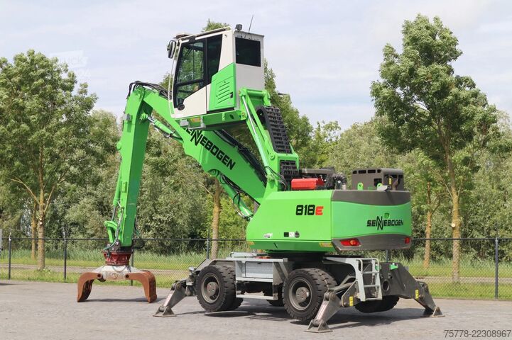 Kerekes kotrógép Sennebogen 818 ME | SORTING GRAB | GOOD TIRES