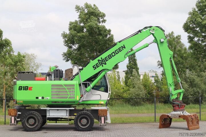 Kerekes kotrógép Sennebogen 818 ME | SORTING GRAB | GOOD TIRES