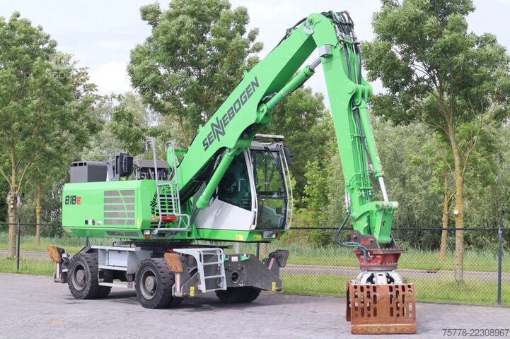 Kerekes kotrógép Sennebogen 818 ME | SORTING GRAB | GOOD TIRES