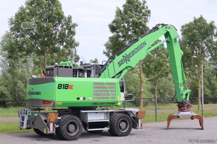 Kerekes kotrógép Sennebogen 818 ME | SORTING GRAB | GOOD TIRES