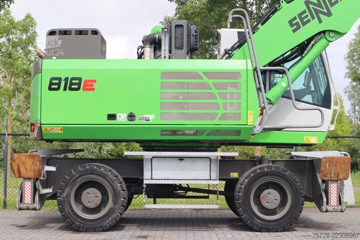 Kerekes kotrógép Sennebogen 818 ME | SORTING GRAB | GOOD TIRES