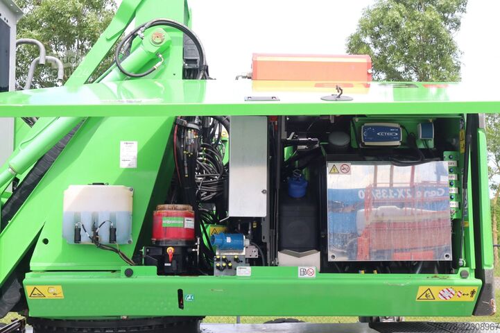 Kerekes kotrógép Sennebogen 818 ME | SORTING GRAB | GOOD TIRES