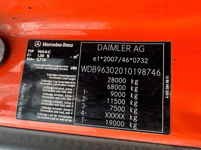 Haakarmsysteem Mercedes-Benz Actros 2548 2648 2848 6X2 HIAB MULTILIFT HAAKARM