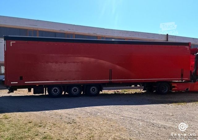 Open semitrailer with tarp SCHMITZ CARGOBULL SCS 24/L 13.62 Mega