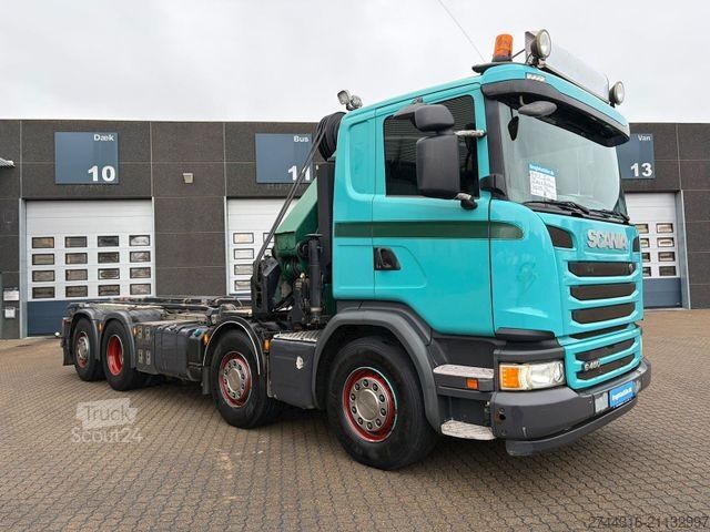 Roll-off tipper truck SCANIA G450 8X4