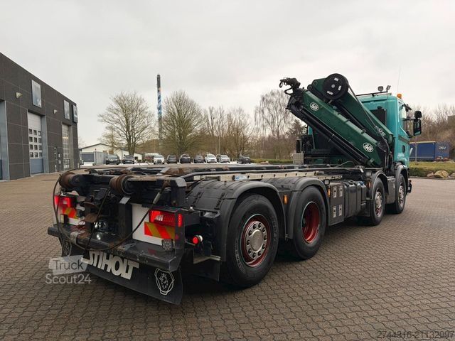 Roll-off tipper truck SCANIA G450 8X4