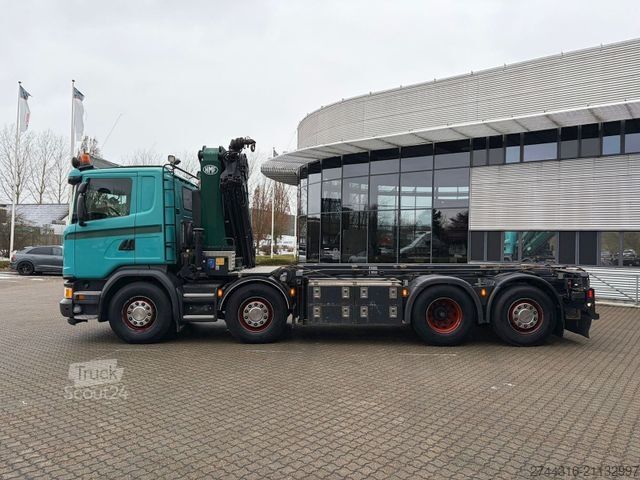Roll-off tipper truck SCANIA G450 8X4