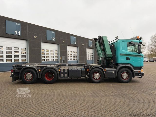 Roll-off tipper truck SCANIA G450 8X4