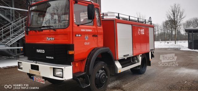 Vakuumtankbil IVECO Magirus 75-16 AW, Tank 2700 Liter,