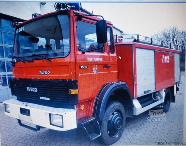 Vakuumtankbil IVECO Magirus 75-16 AW,  Tank 2700 Liter,