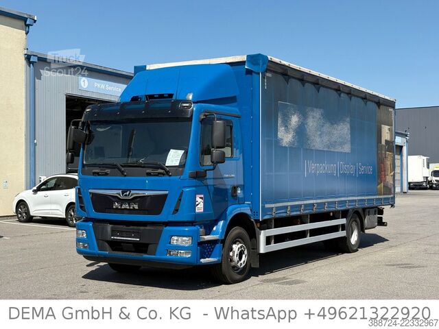 Camion plateau avec bâche MAN TGM 15.290*E6c*Klima*Navi*Automatik*AHK*
