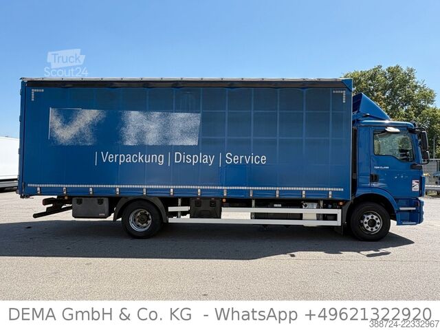 Camion plateau avec bâche MAN TGM 15.290*E6c*Klima*Navi*Automatik*AHK*