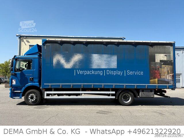Camion plateau avec bâche MAN TGM 15.290*E6c*Klima*Navi*Automatik*AHK*