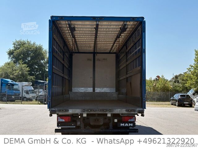 Camion plateau avec bâche MAN TGM 15.290*E6c*Klima*Navi*Automatik*AHK*