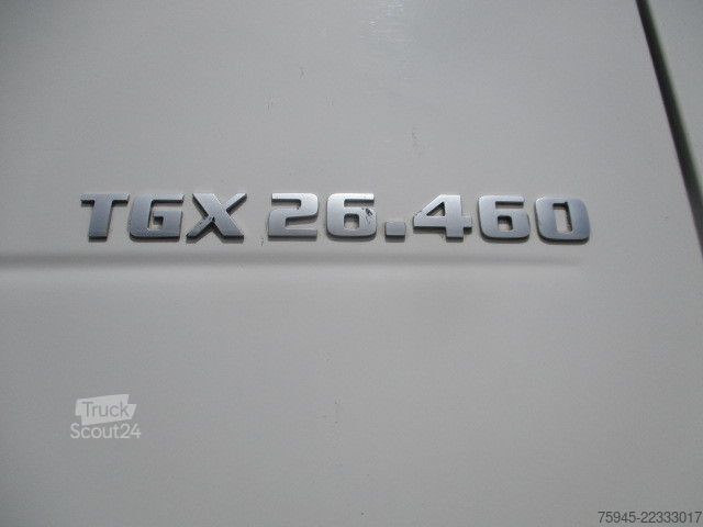 Valníkový nákladní automobil s plachtou MAN TGX 26.460, LBW mit 2.500 kg, Retarder