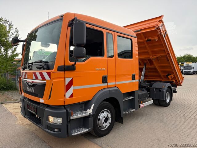 Sklápěcí vůz MAN TGL 12.250 Meiller/DoKa 6Sitze/2xAHK/Klima/EURO6