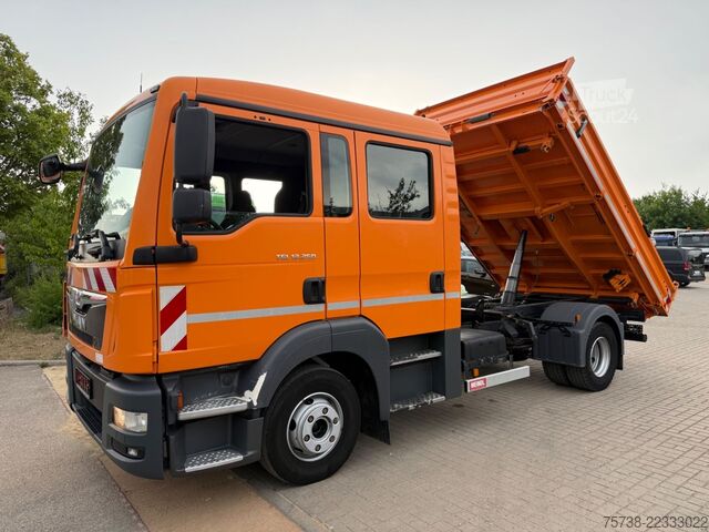 Sklápěcí vůz MAN TGL 12.250 Meiller/DoKa 6Sitze/2xAHK/Klima/EURO6