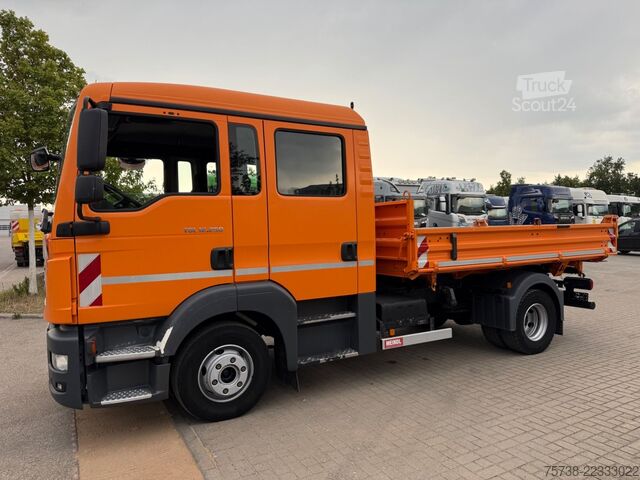 Sklápěcí vůz MAN TGL 12.250 Meiller/DoKa 6Sitze/2xAHK/Klima/EURO6