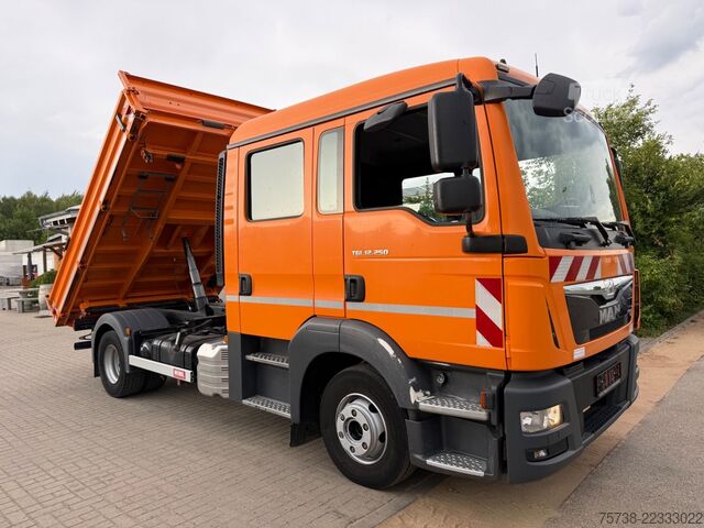 Sklápěcí vůz MAN TGL 12.250 Meiller/DoKa 6Sitze/2xAHK/Klima/EURO6