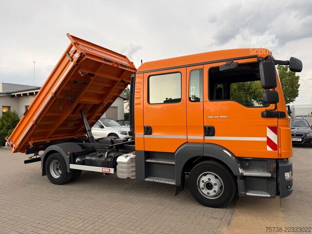 Sklápěcí vůz MAN TGL 12.250 Meiller/DoKa 6Sitze/2xAHK/Klima/EURO6