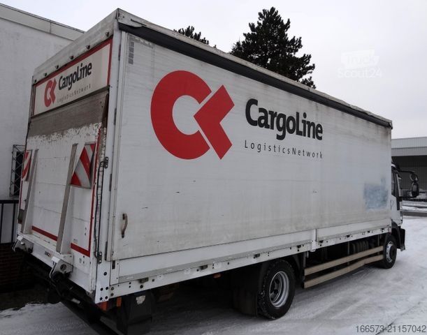 Tenteli düz yataklı kamyon IVECO Eurocargo 120E25 BL AC