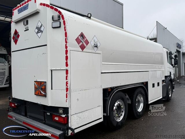 Chassis med førerhus Scania P410 6x2, Stuuras, Retarder, ADR, Euro 6