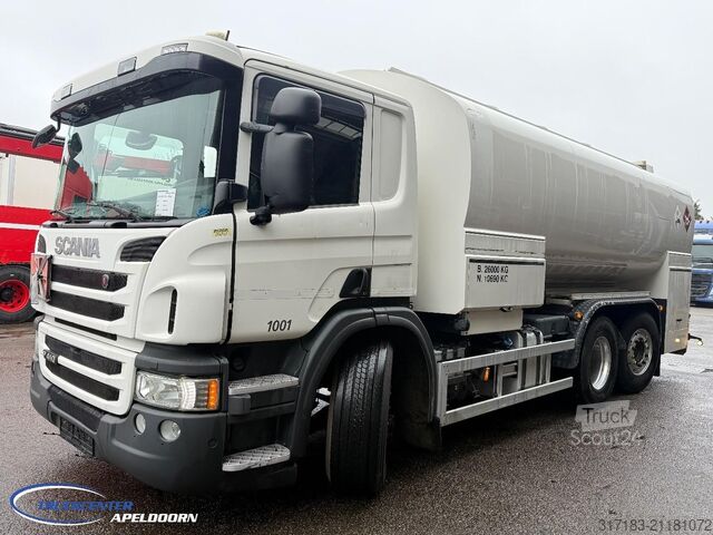 Chassis med førerhus Scania P410 6x2, Stuuras, Retarder, ADR, Euro 6