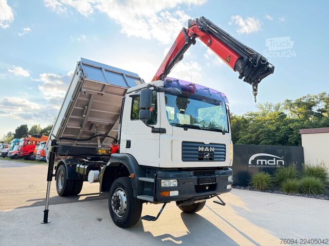 Savitvežis MAN TGM 18.330 4x4 Kipper KRAN 17m FUNK AHK